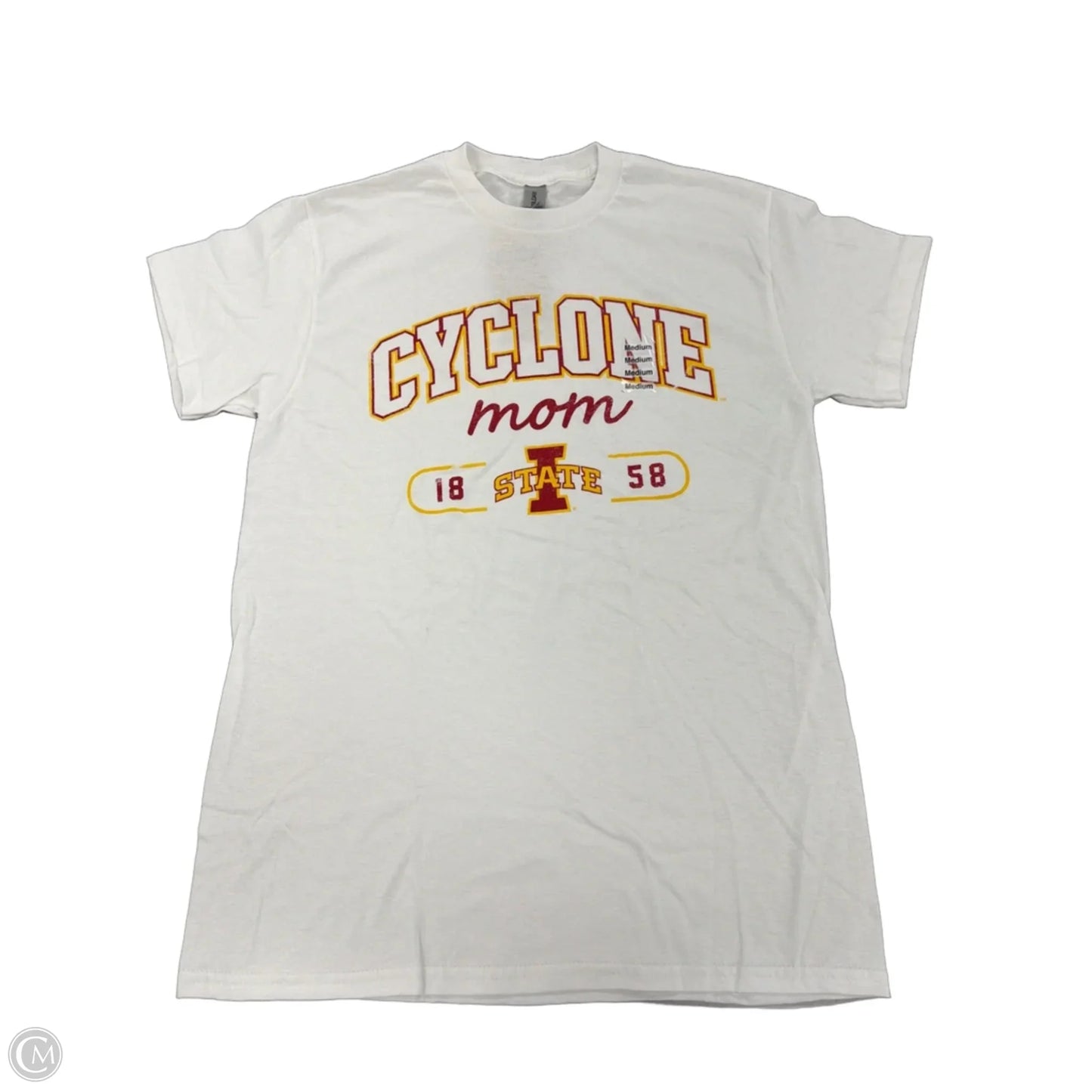 Top Short Sleeve By Gildan In White, Size: M