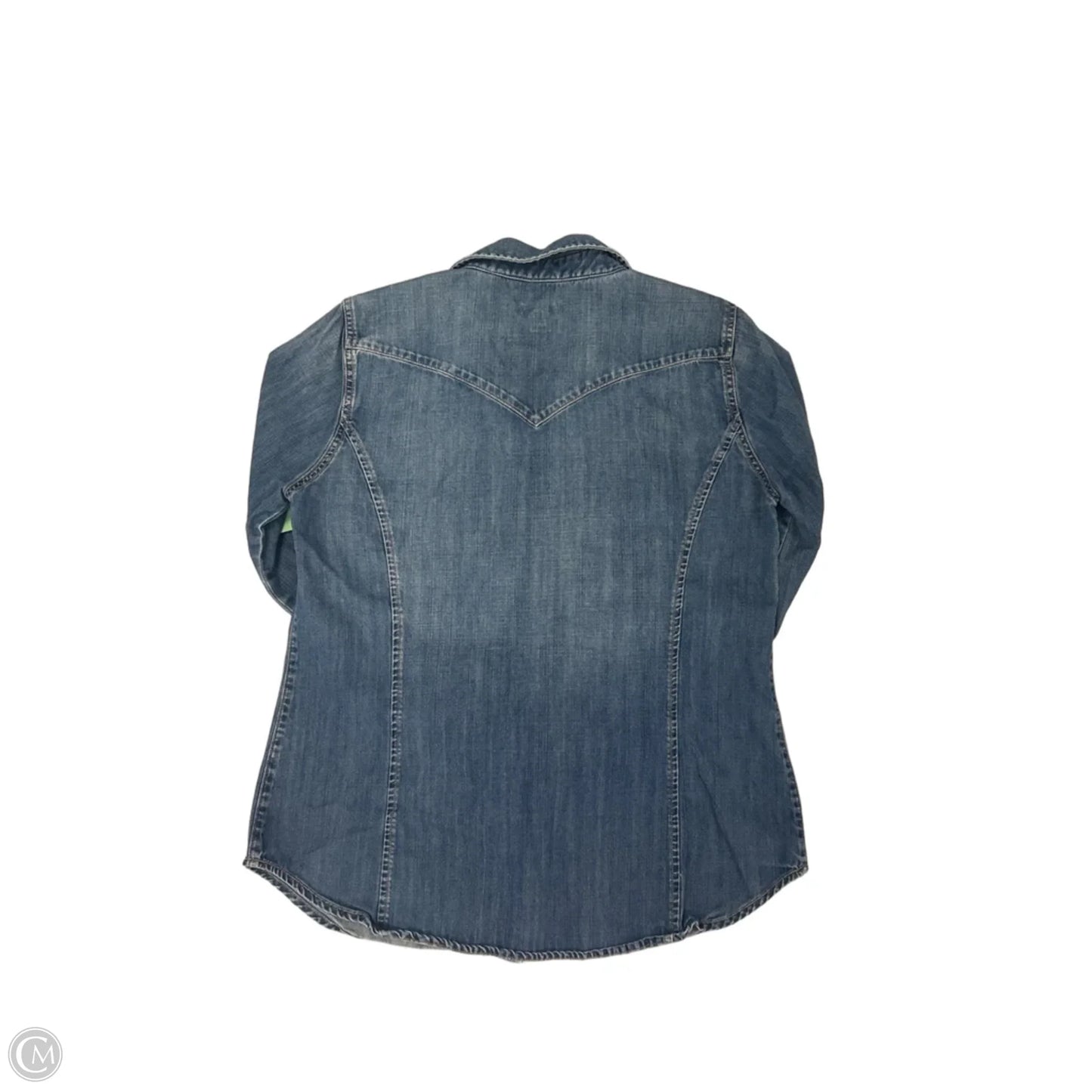 Top Long Sleeve By J. Crew In Blue Denim, Size: S