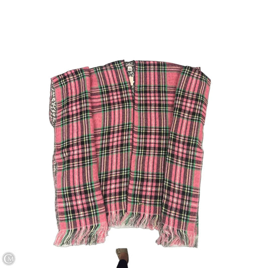 Sweater Cardigan By Juicy Couture In Plaid Pattern, Size: Onesize