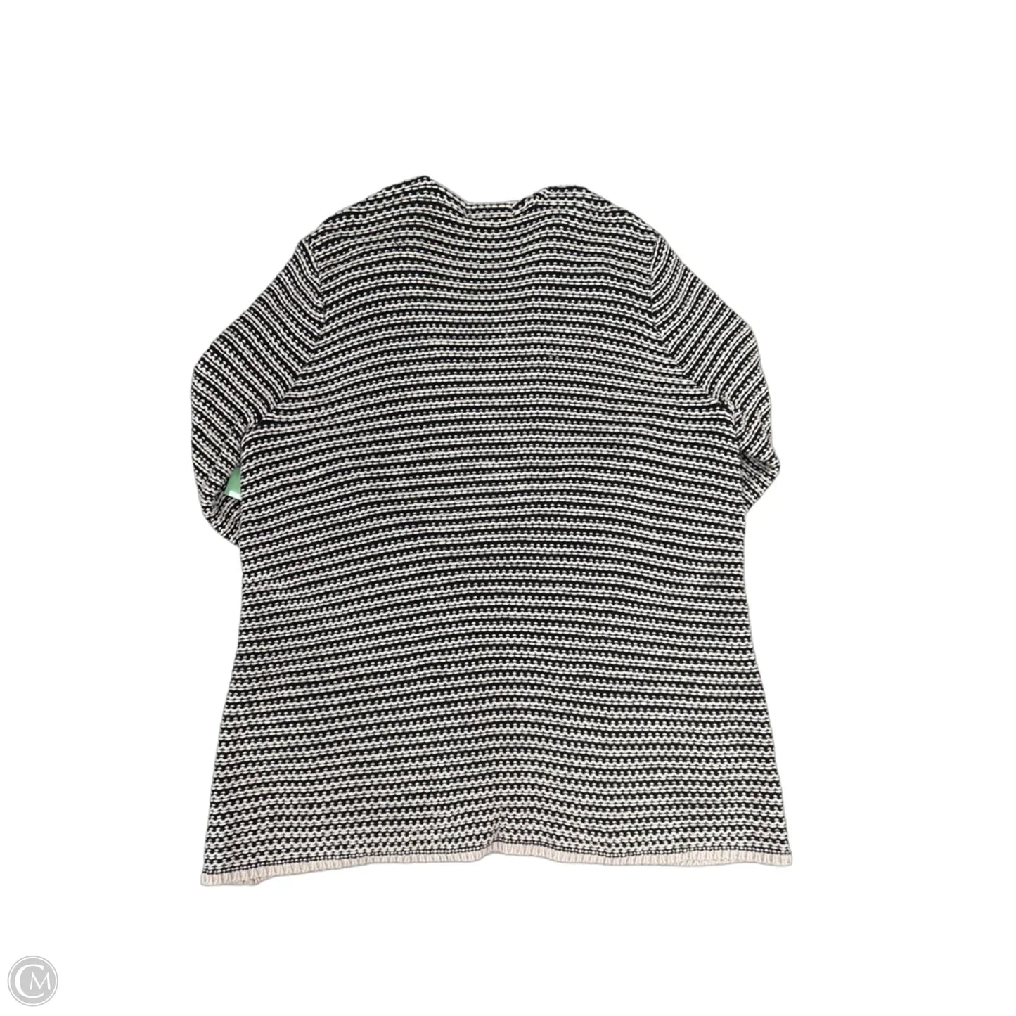 Cardigan By Knox Rose In Black & White, Size: Xl