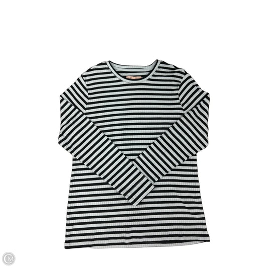 Top Long Sleeve By Philosophy In Striped Pattern, Size: L