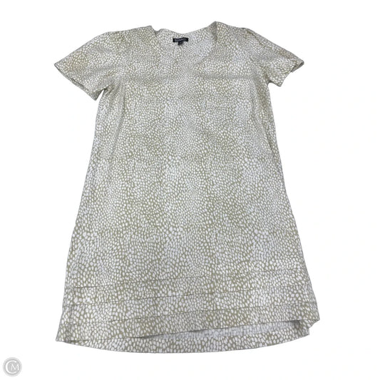 Dress Casual Short By Nicole By Nicole Miller In Green & White, Size: L