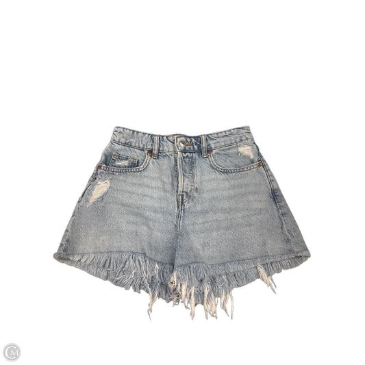 Shorts By H&m In Blue Denim, Size: 2