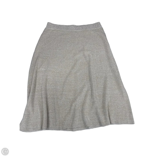 Skirt Midi By Ann Taylor In Gold, Size: Xl