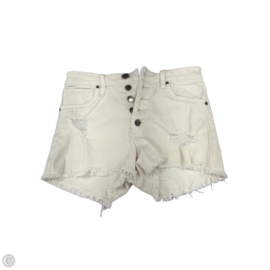 Shorts By Kut In White Denim, Size: 00