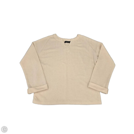 Top Long Sleeve By Merokeety In Cream, Size: S