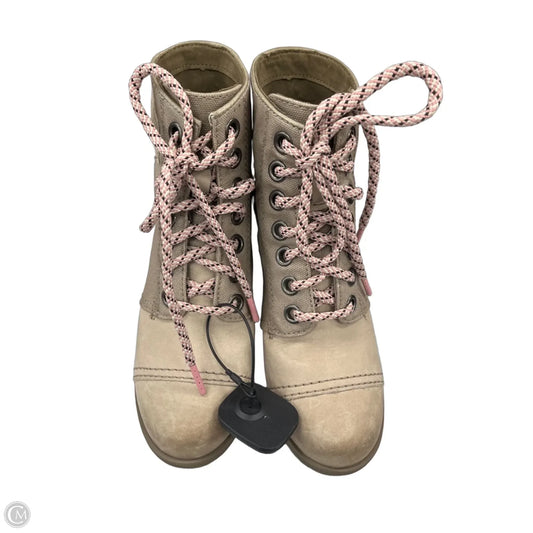 Boots Ankle Heels By Sorel In Beige, Size: 7