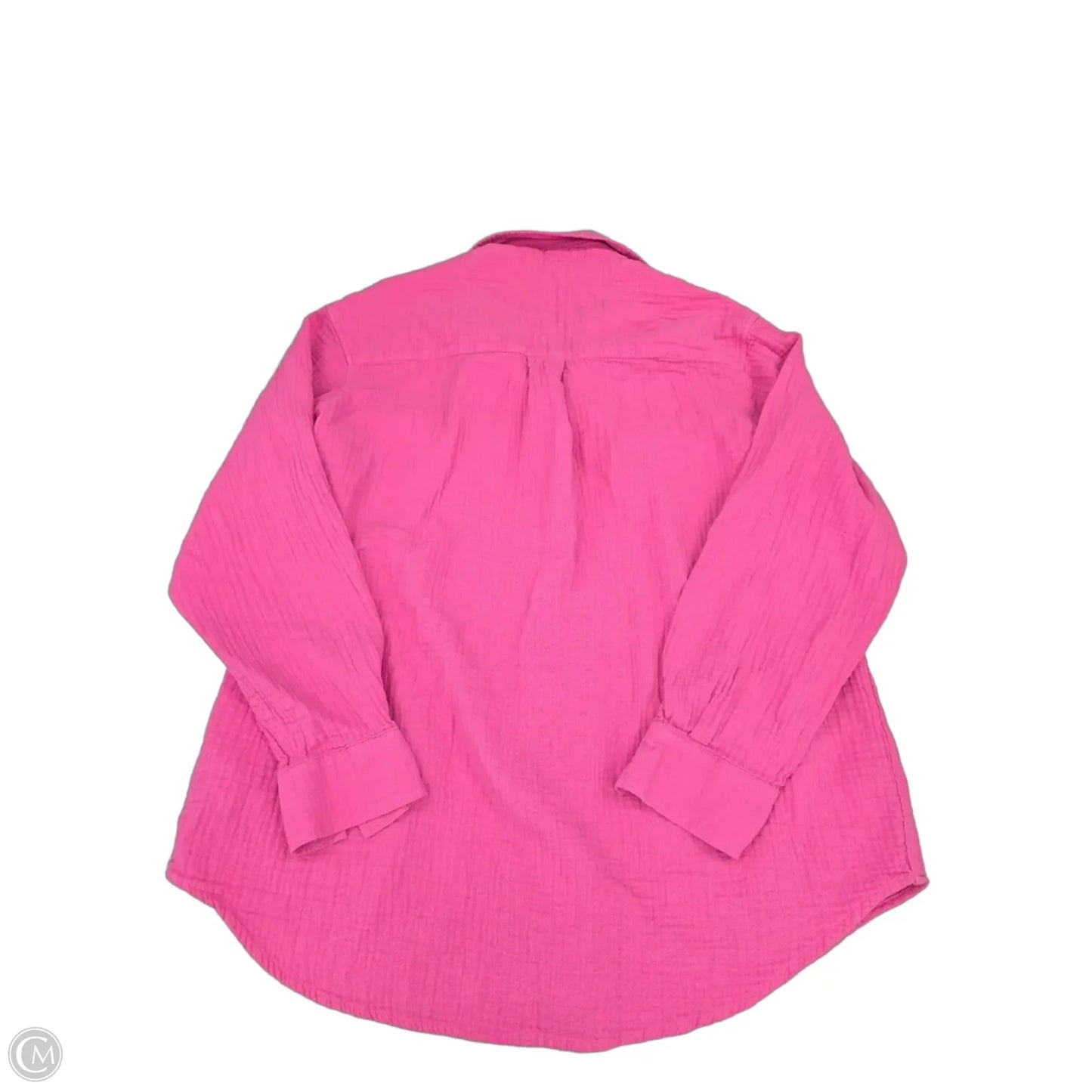 Top Long Sleeve By Gap In Pink, Size: M