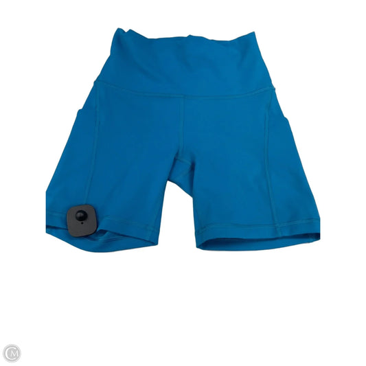 Athletic Shorts By Lululemon In Blue, Size: 4