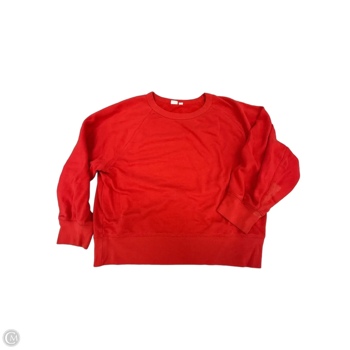 Top Long Sleeve By Gap In Red, Size: L