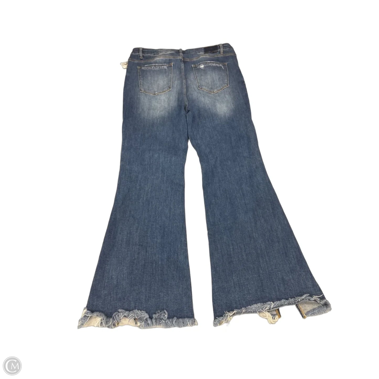 Jeans Flared By Risen In Blue Denim, Size: 22