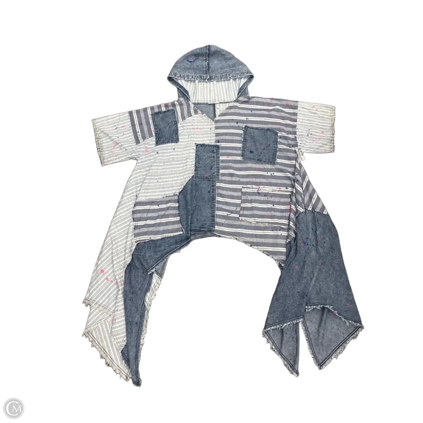 Poncho By Oli & Hali In Blue, Size: Xl