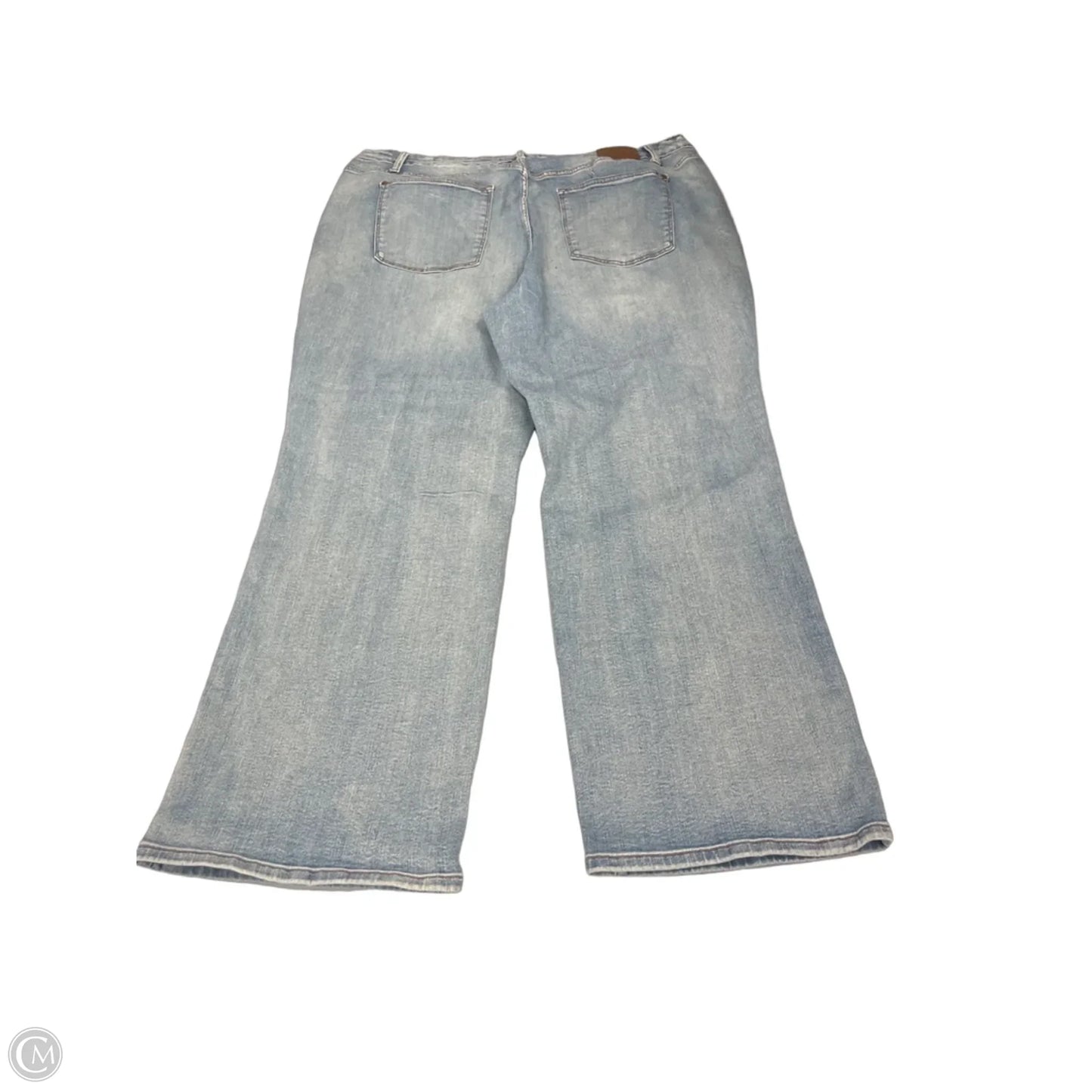 Jeans Straight By Judy Blue In Blue Denim, Size: 24w