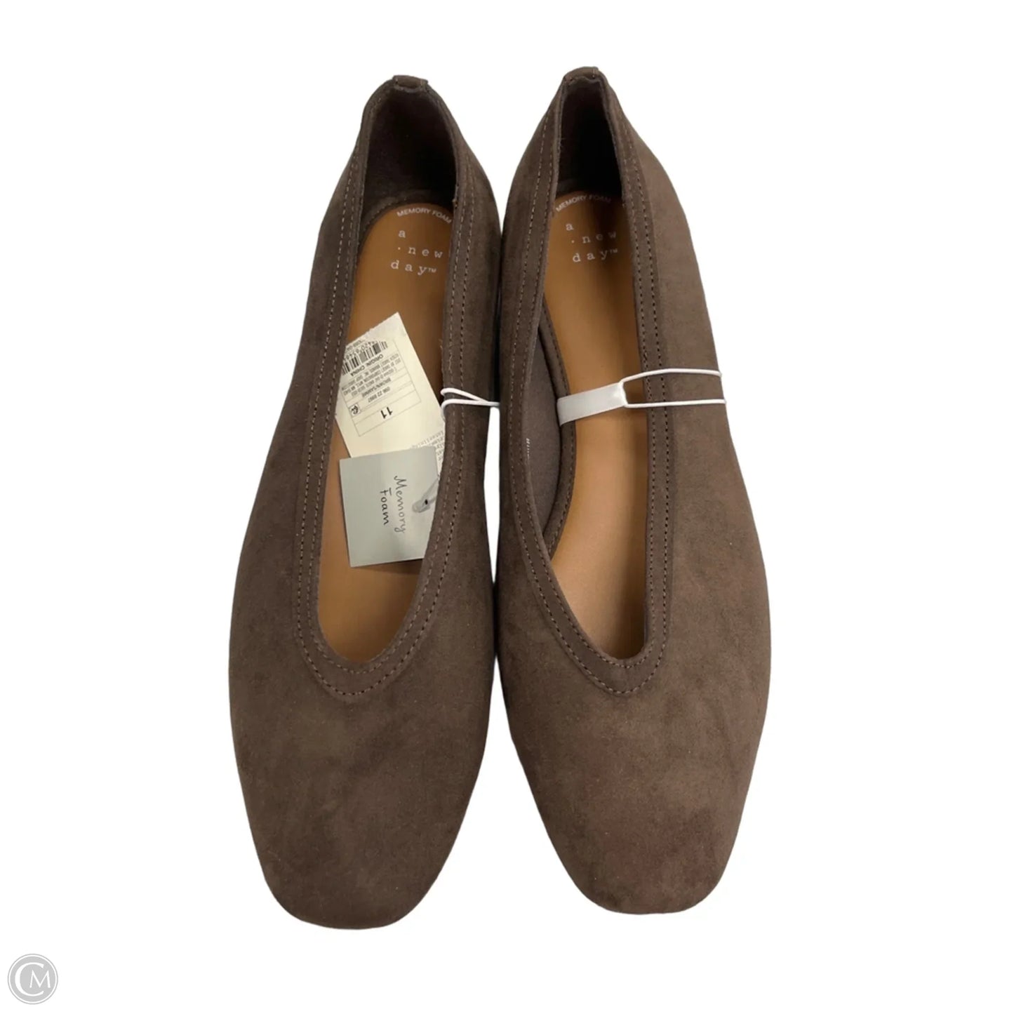 Shoes Flats By A New Day In Brown, Size: 11