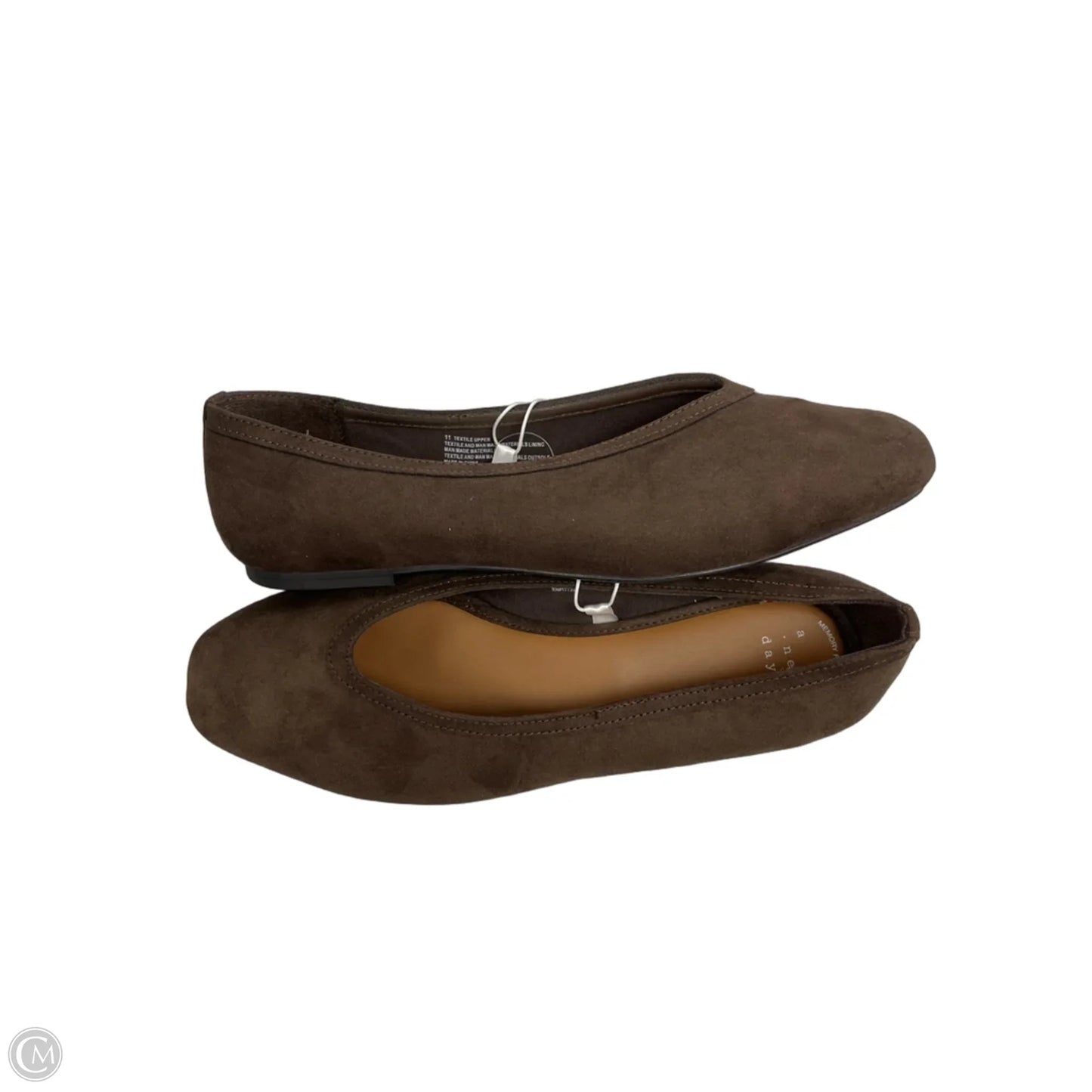 Shoes Flats By A New Day In Brown, Size: 11