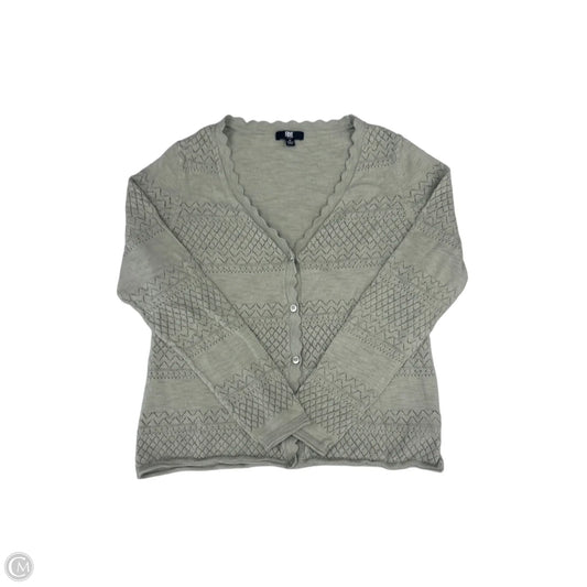 Cardigan Designer By Frye In Green, Size: M