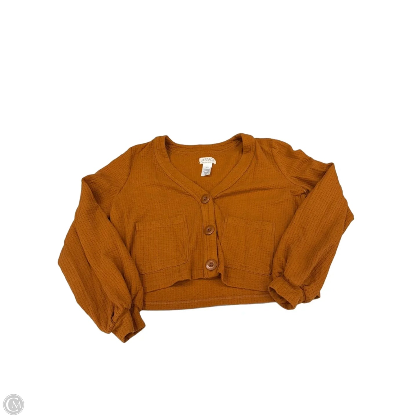 Top 2pc Long Sleeve By Lspace In Orange, Size: L