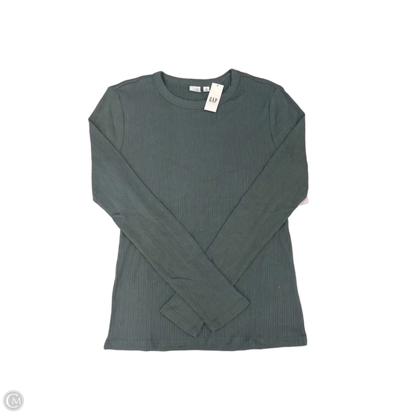 Top Long Sleeve By Gap In Green, Size: M