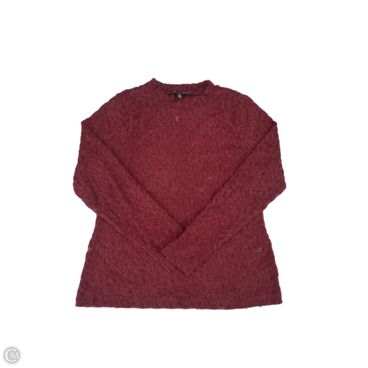 Top Long Sleeve By White House Black Market In Red, Size: Xl