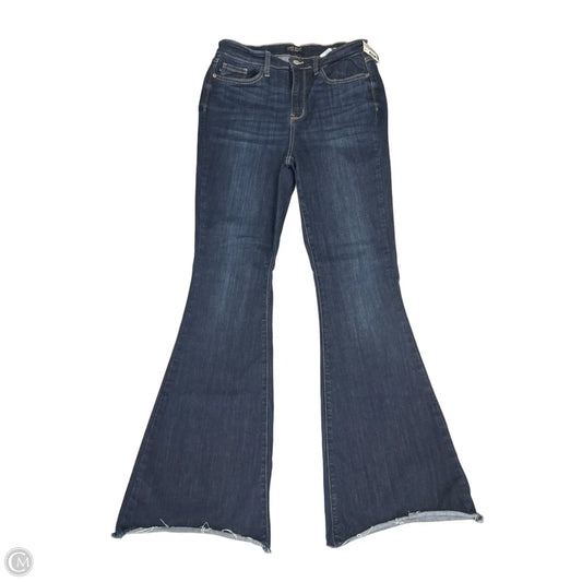 Jeans Flared By Judy Blue In Blue Denim, Size: 10