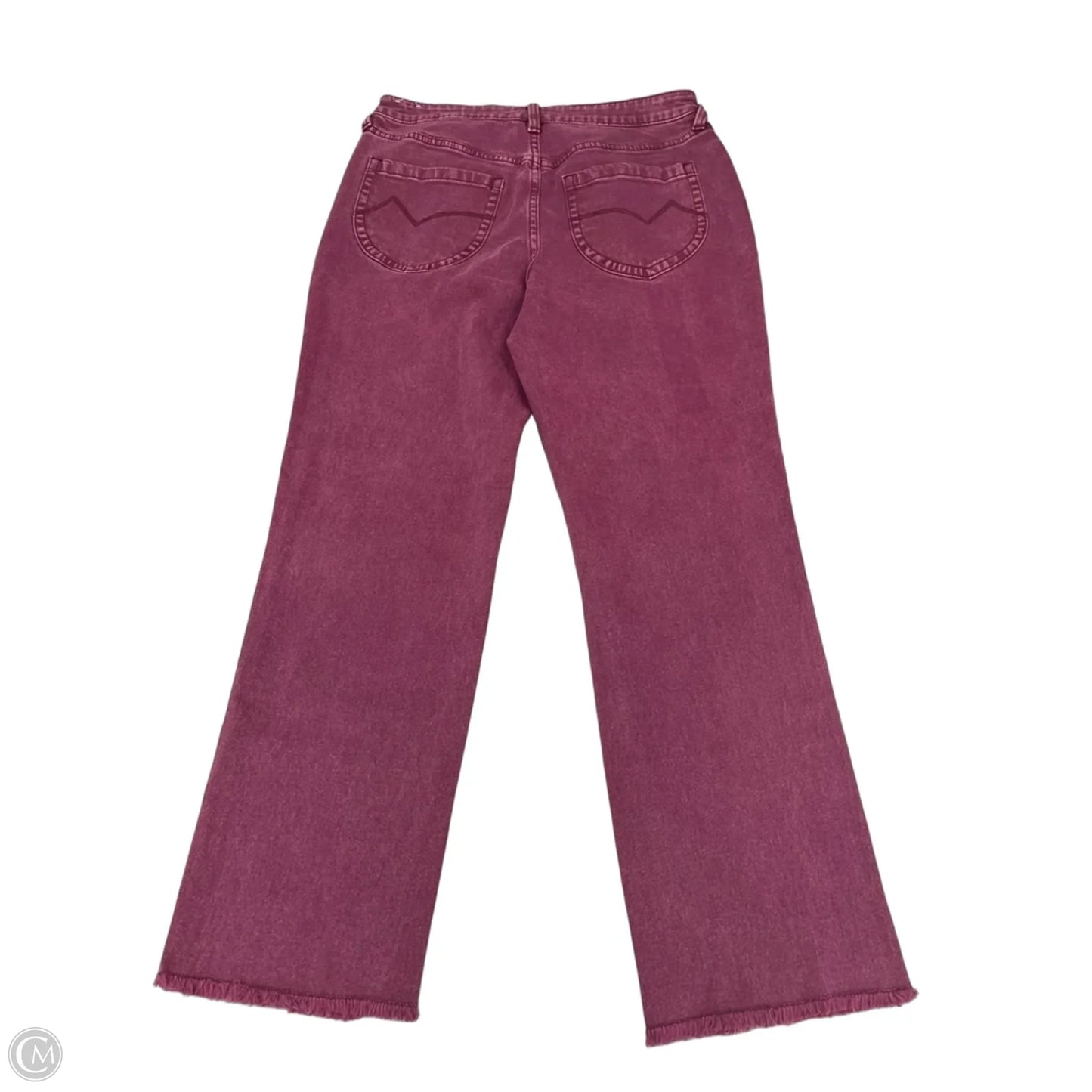 Jeans Straight By Cme In Red Denim, Size: 8