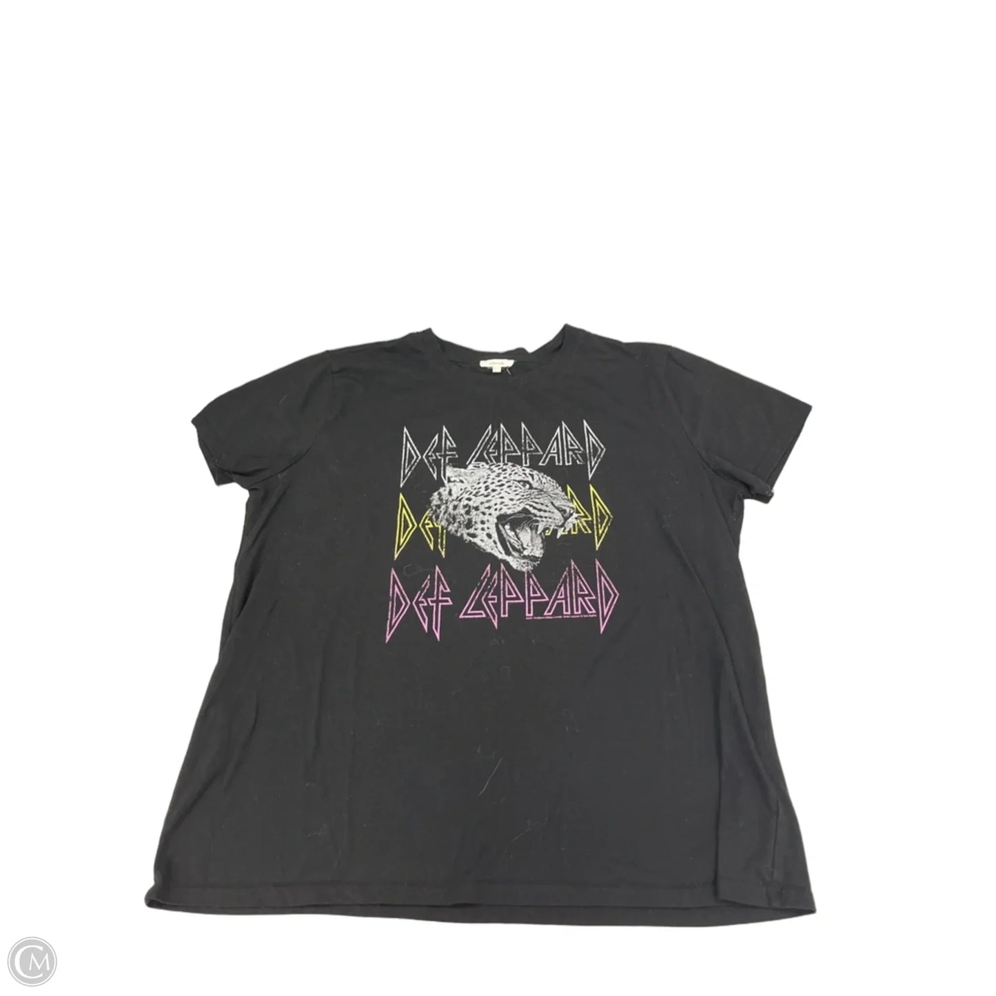 Top Short Sleeve By Maurices In Black, Size: Xl