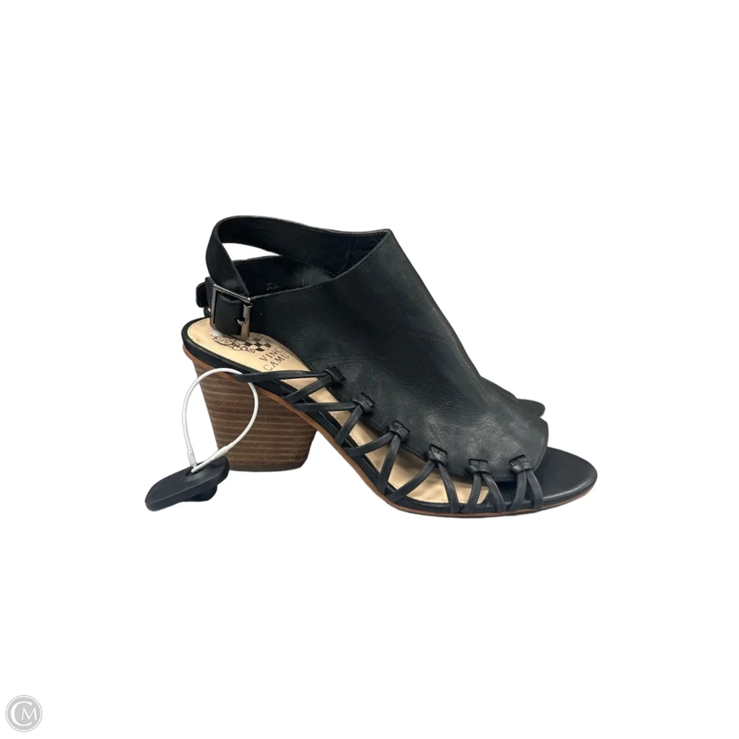 Sandals Heels Block By Vince Camuto In Black, Size: 9