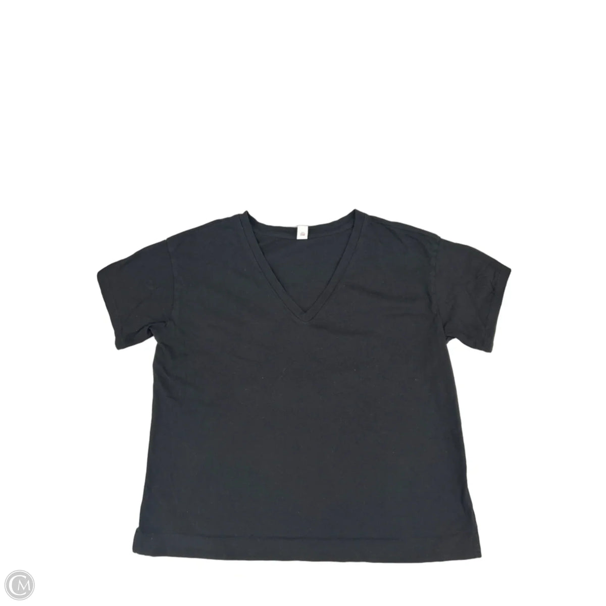 Top Short Sleeve By Old Navy In Black, Size: L