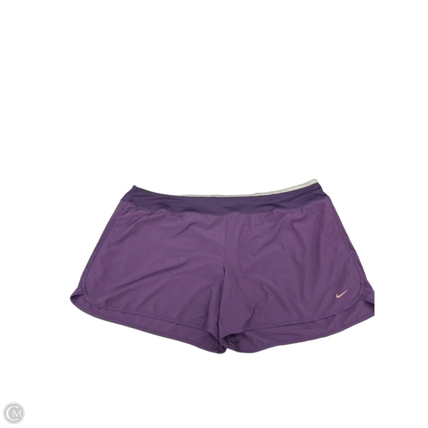 Athletic Shorts By Nike In Purple, Size: 3x