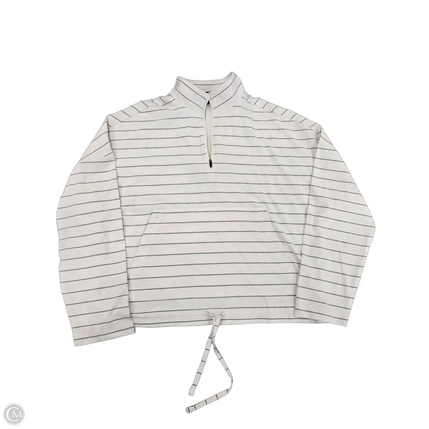 Athletic Top Long Sleeve Collar By Prana In Beige, Size: M