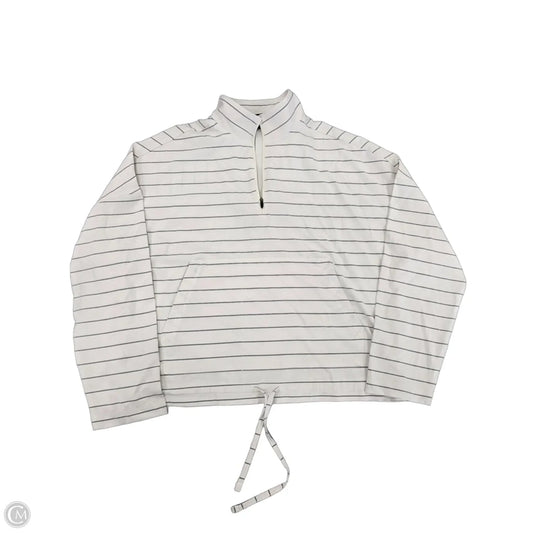 Athletic Top Long Sleeve Collar By Prana In Beige, Size: M