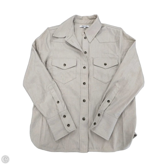 Top Long Sleeve By Madewell In Beige, Size: S