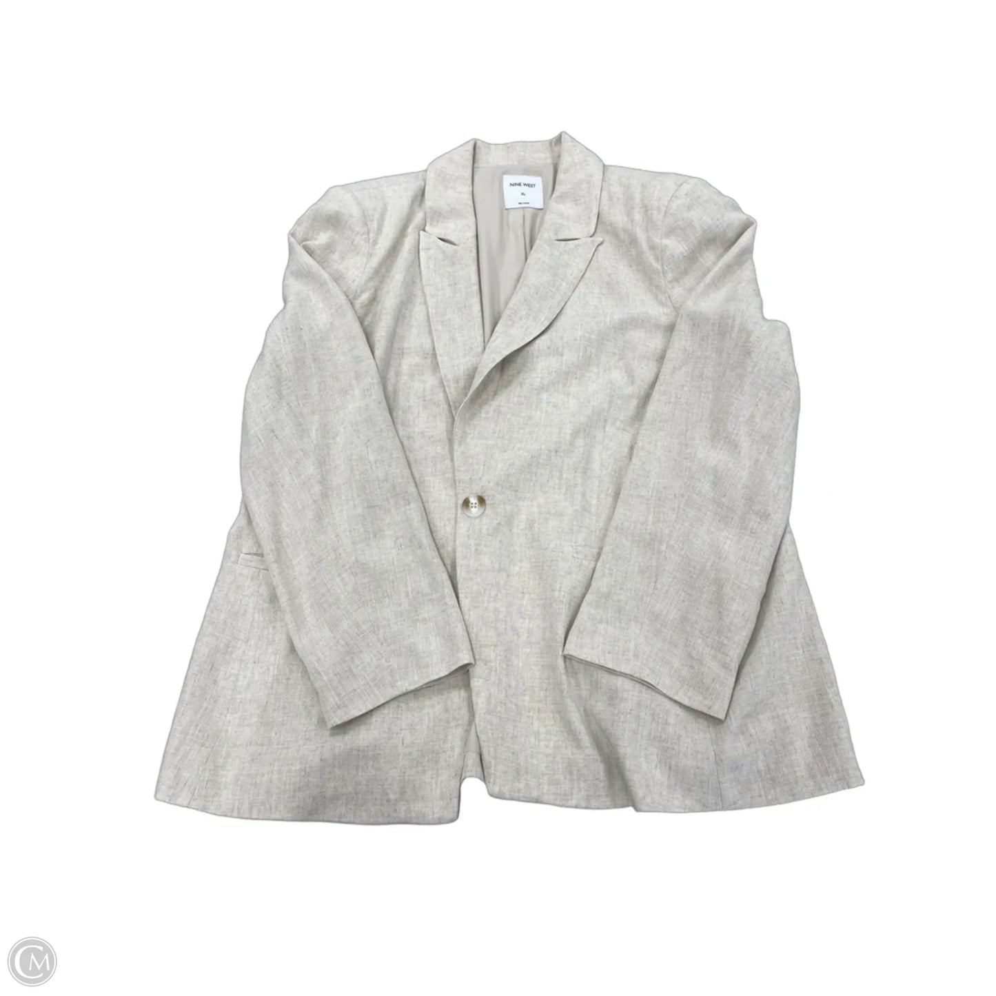 Blazer By Nine West In Beige, Size: Xl
