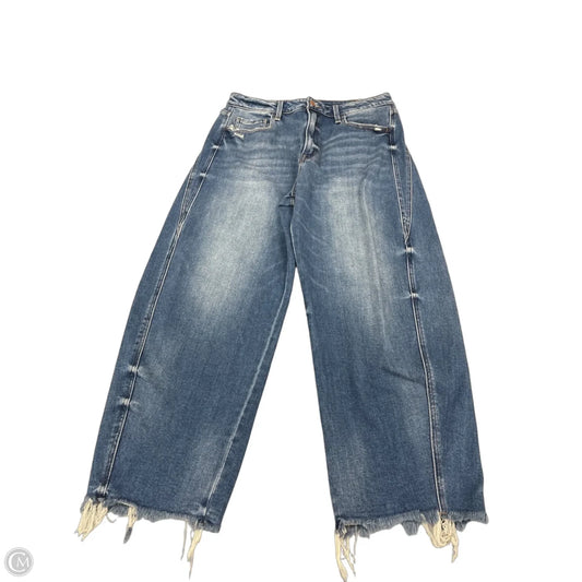 Jeans Wide Leg By Flying Monkey In Blue Denim, Size: 12