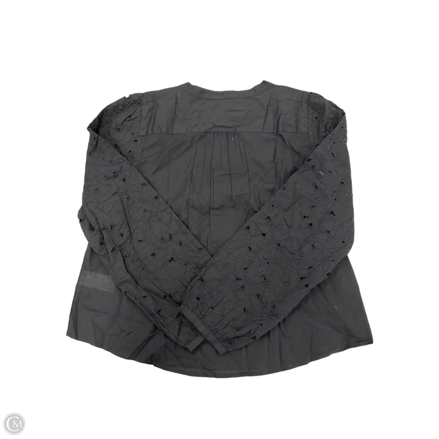 Top Long Sleeve By J. Crew In Black, Size: L