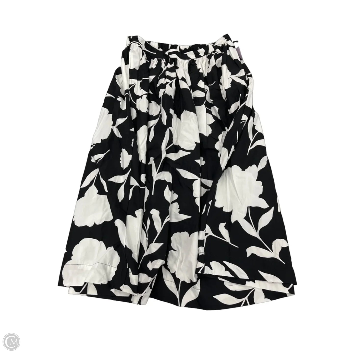Skirt Designer By Kate Spade In Black & White, Size: M