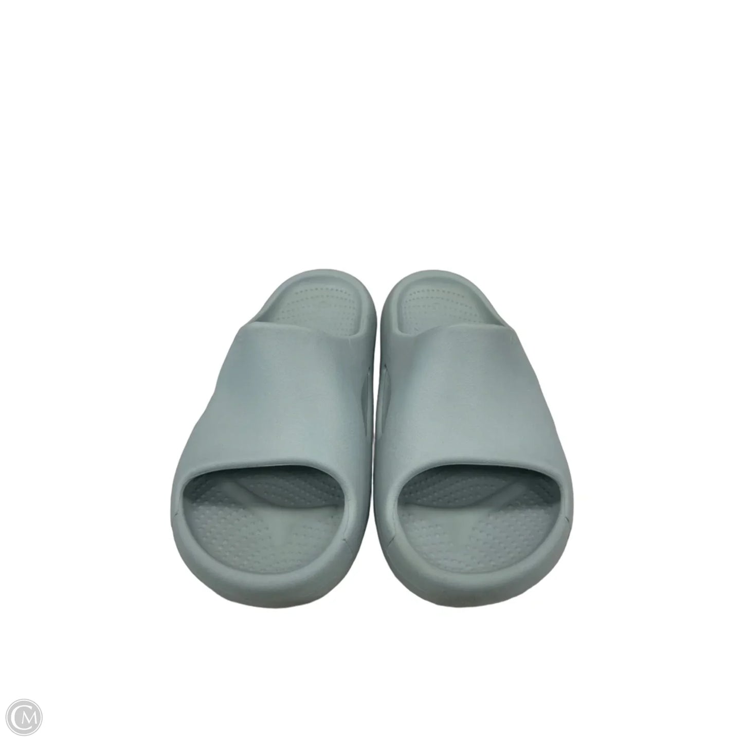 Sandals Flats By Crocs In Grey, Size: 7