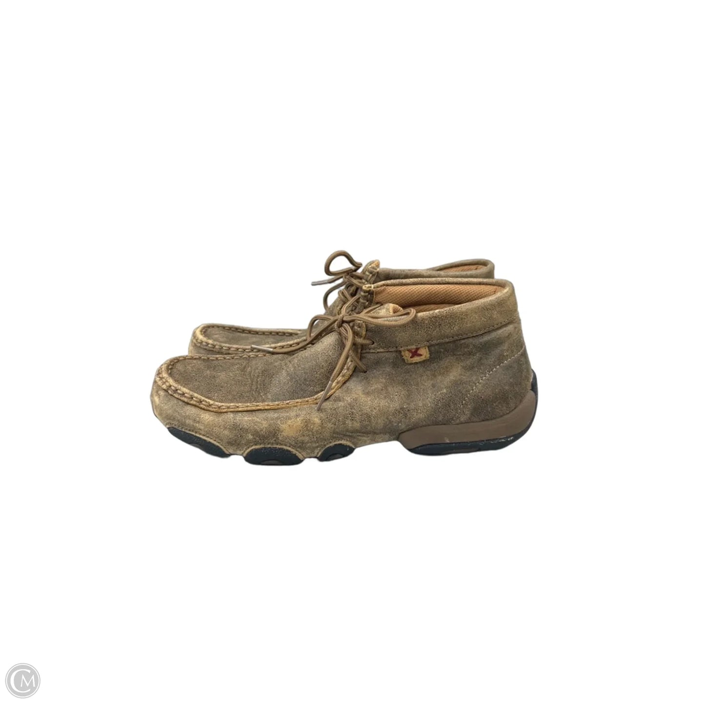 Boots Ankle Flats By Cme In Brown, Size: 8