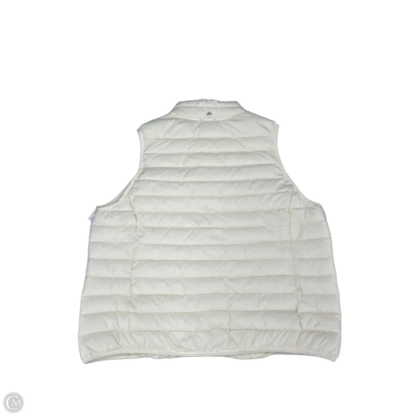 Vest Puffer & Quilted By Cmf In White, Size: 2x