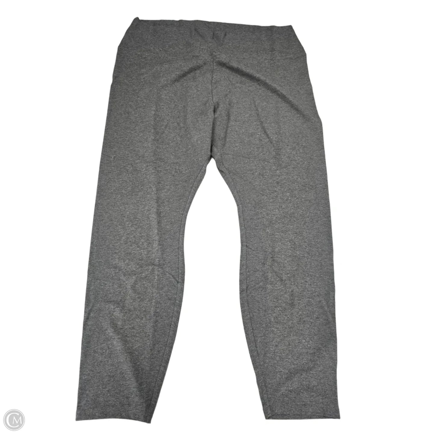 Pants Leggings By Simply Vera In Grey, Size: 2x