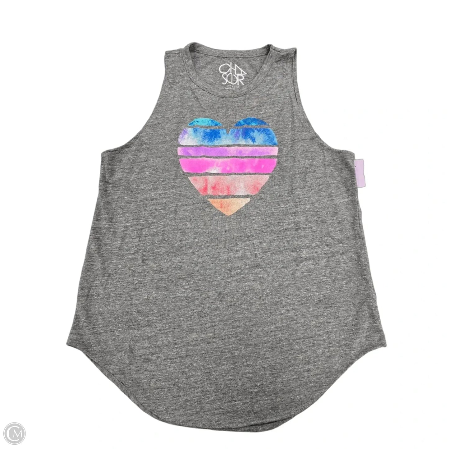 Tank Top By Chaser In Grey, Size: Xl