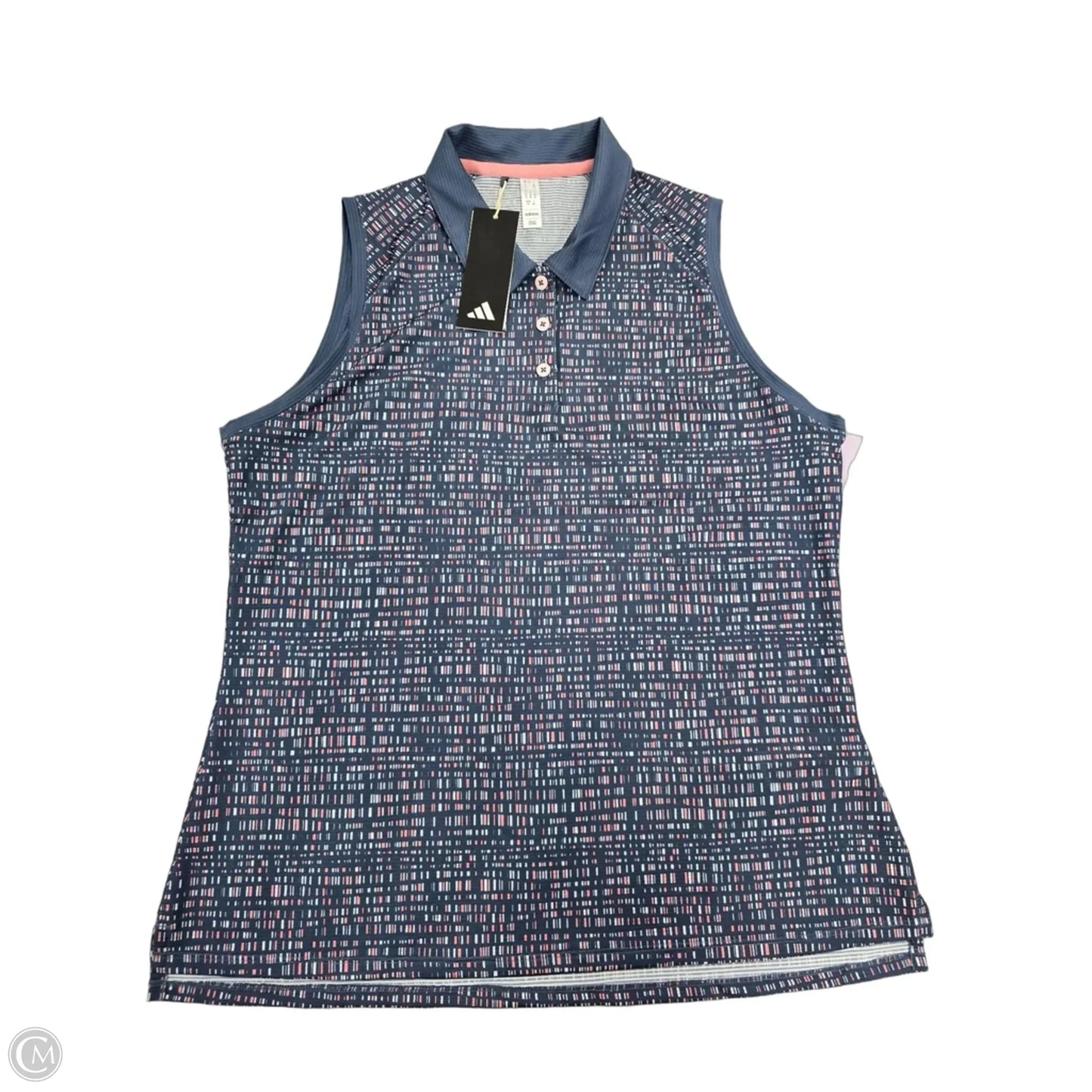 Athletic Tank Top By Adidas In Grey, Size: L