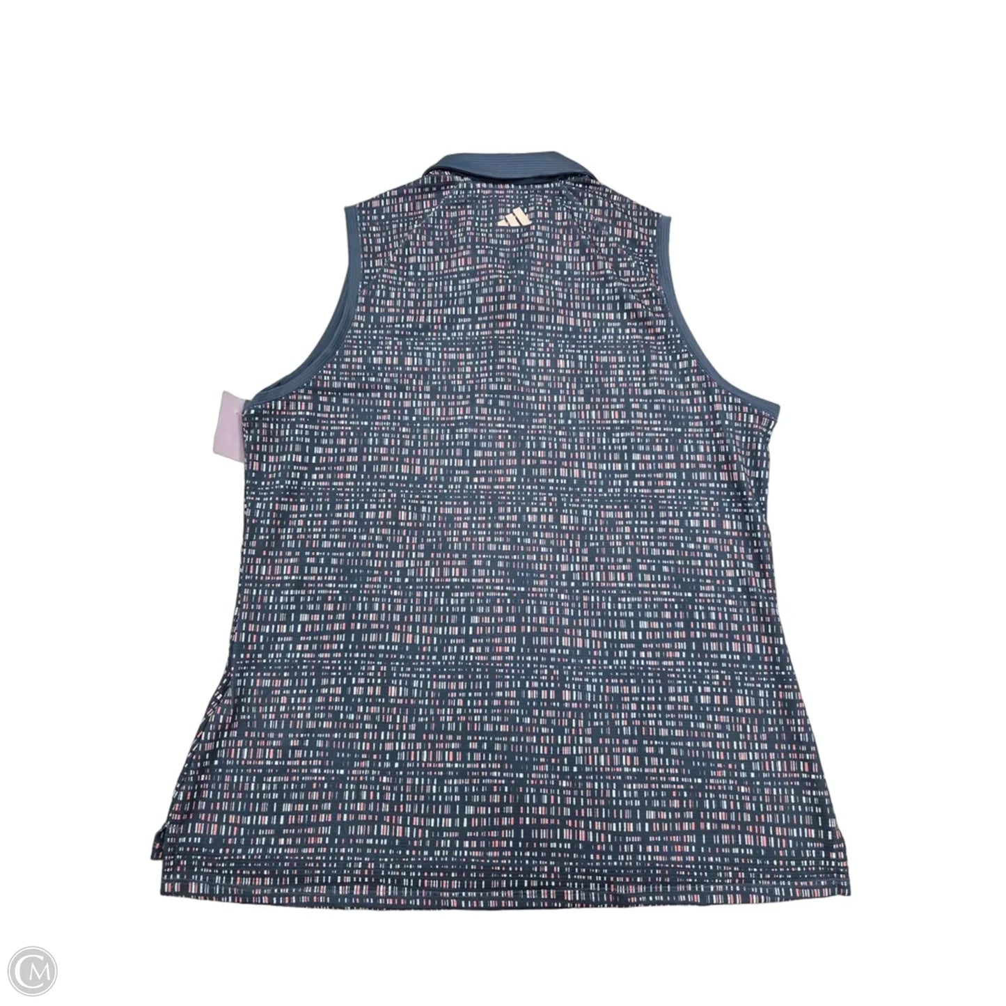 Athletic Tank Top By Adidas In Grey, Size: L