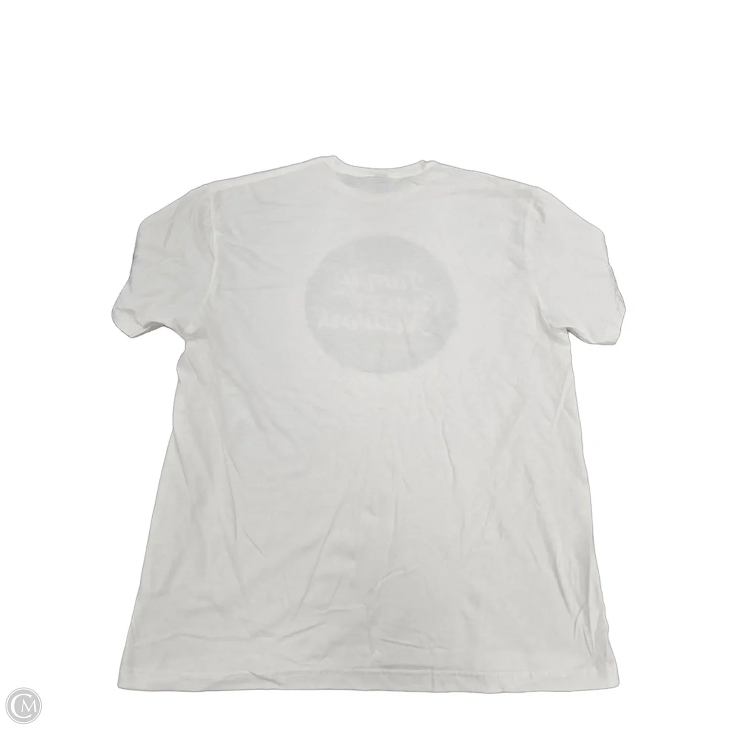 Top Short Sleeve By Gildan In White, Size: Xl