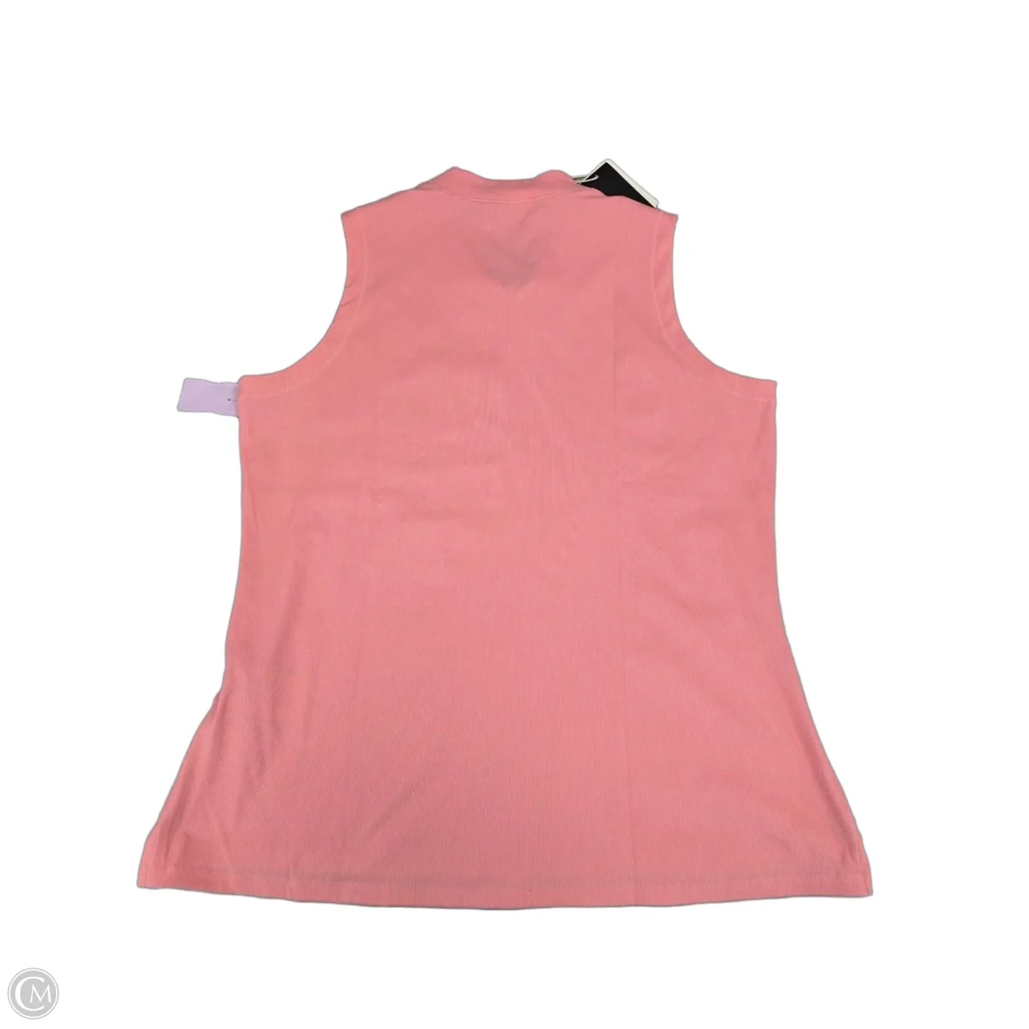 Athletic Tank Top By Adidas In Peach, Size: L