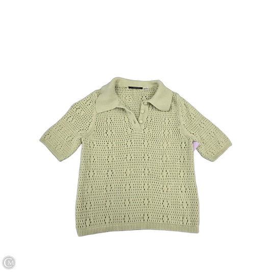 Top Short Sleeve By Tahari In Green, Size: L