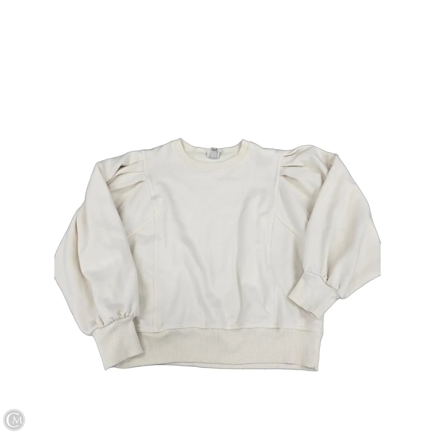 Top Long Sleeve By A New Day In Cream, Size: M