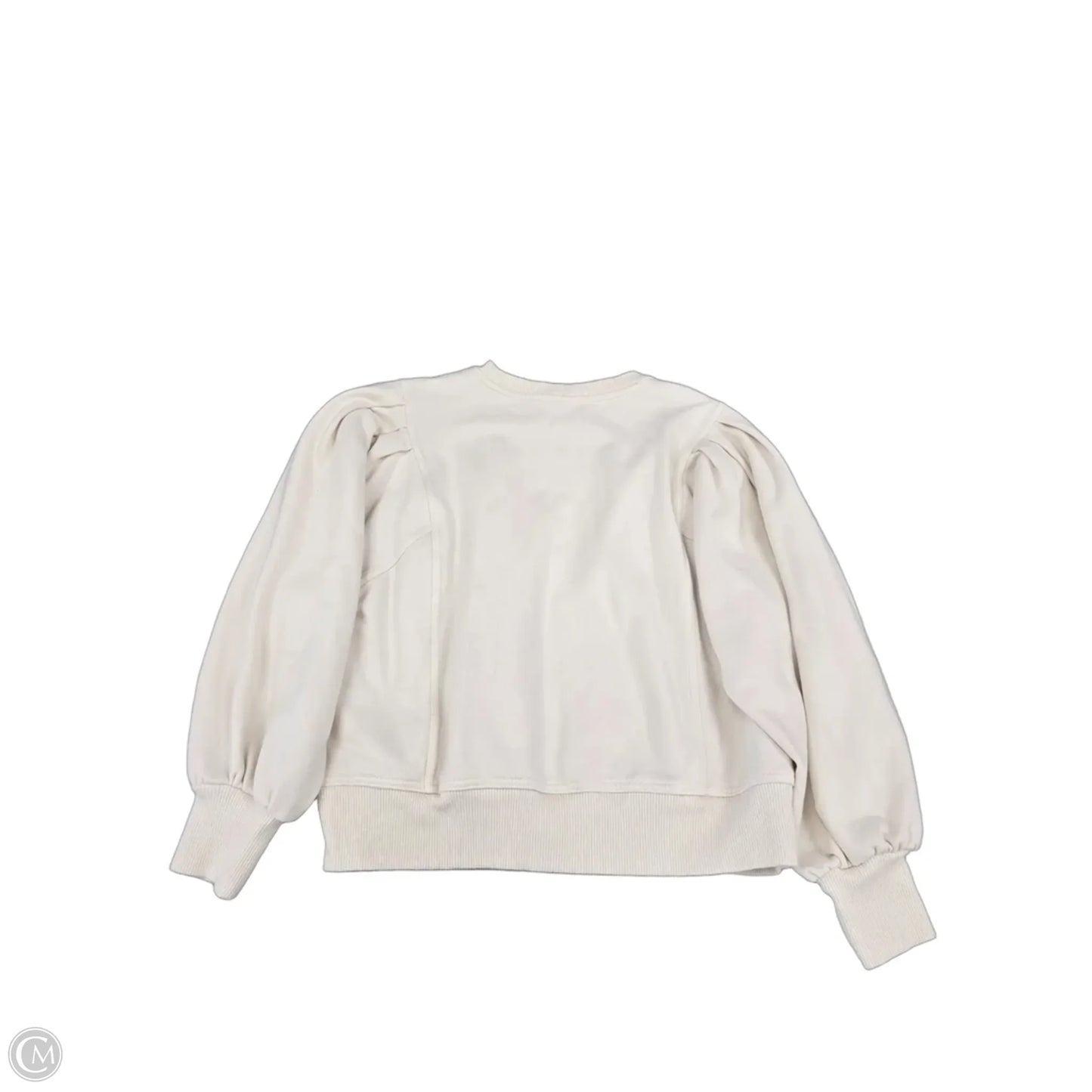 Top Long Sleeve By A New Day In Cream, Size: M
