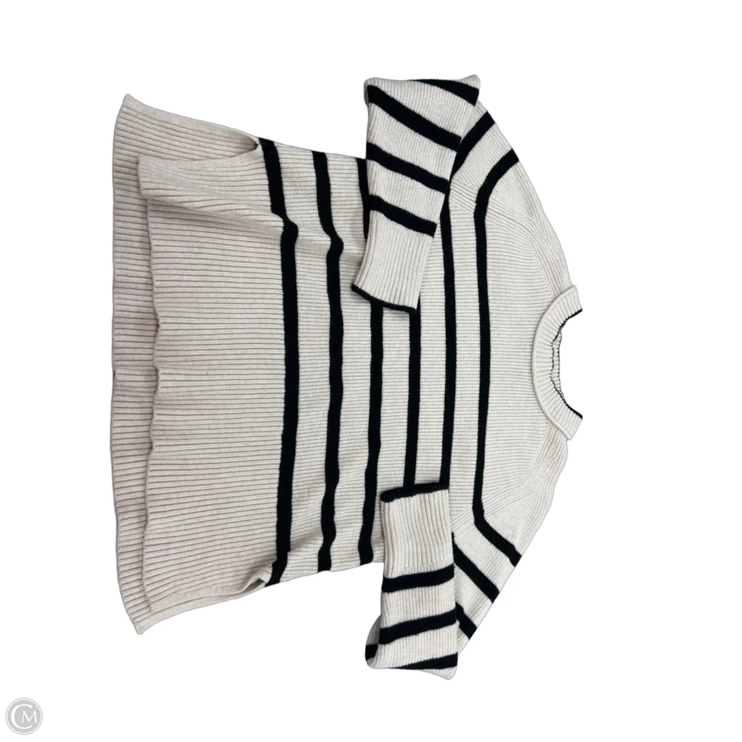 Sweater By A New Day In Black & Cream, Size: L