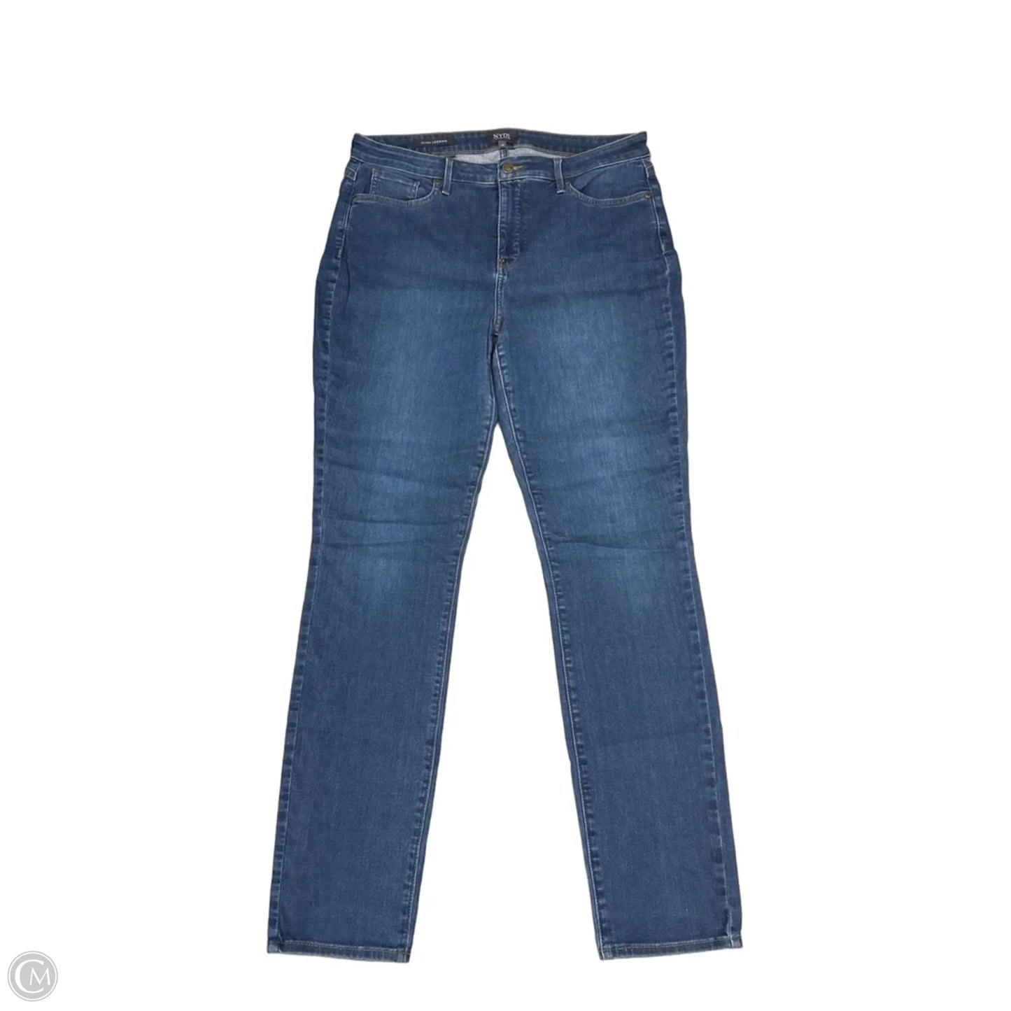 Jeans Straight By Not Your Daughters Jeans In Blue Denim, Size: 12